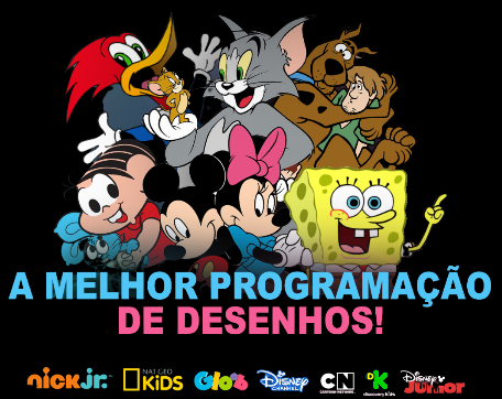 A melhor programação de desenhos